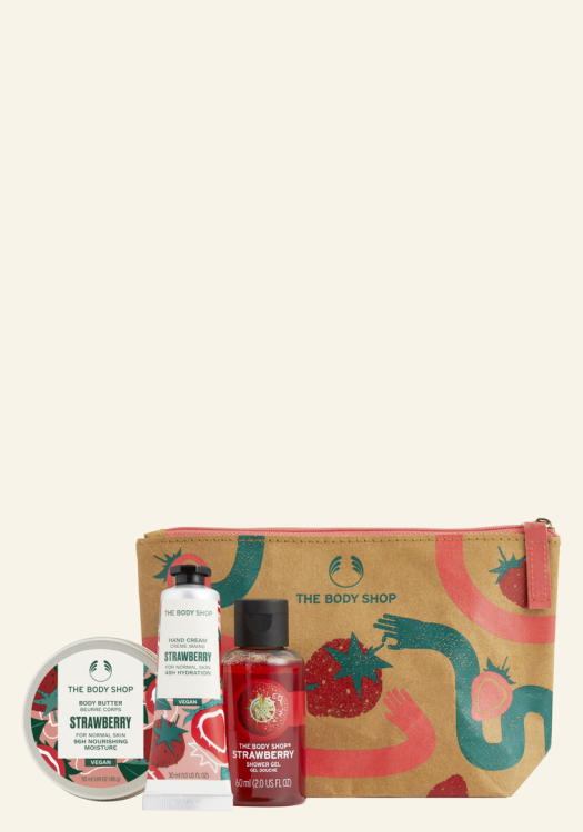 Lather & Slather Juicy Strawberry Gift Bag