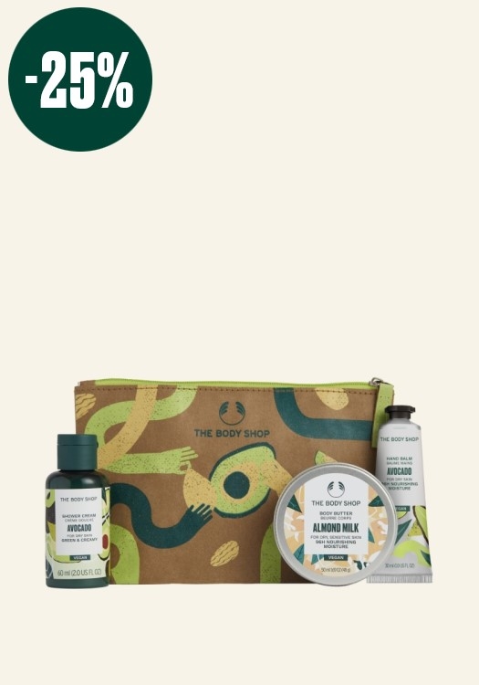 Lather & Slather Avocado & Almond Milk Gift Bag