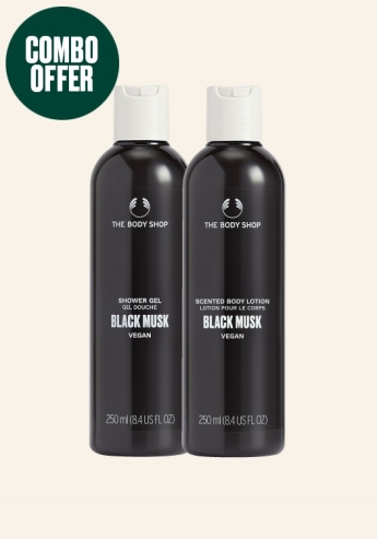Black Musk Shower Gel & Body Lotion Combo